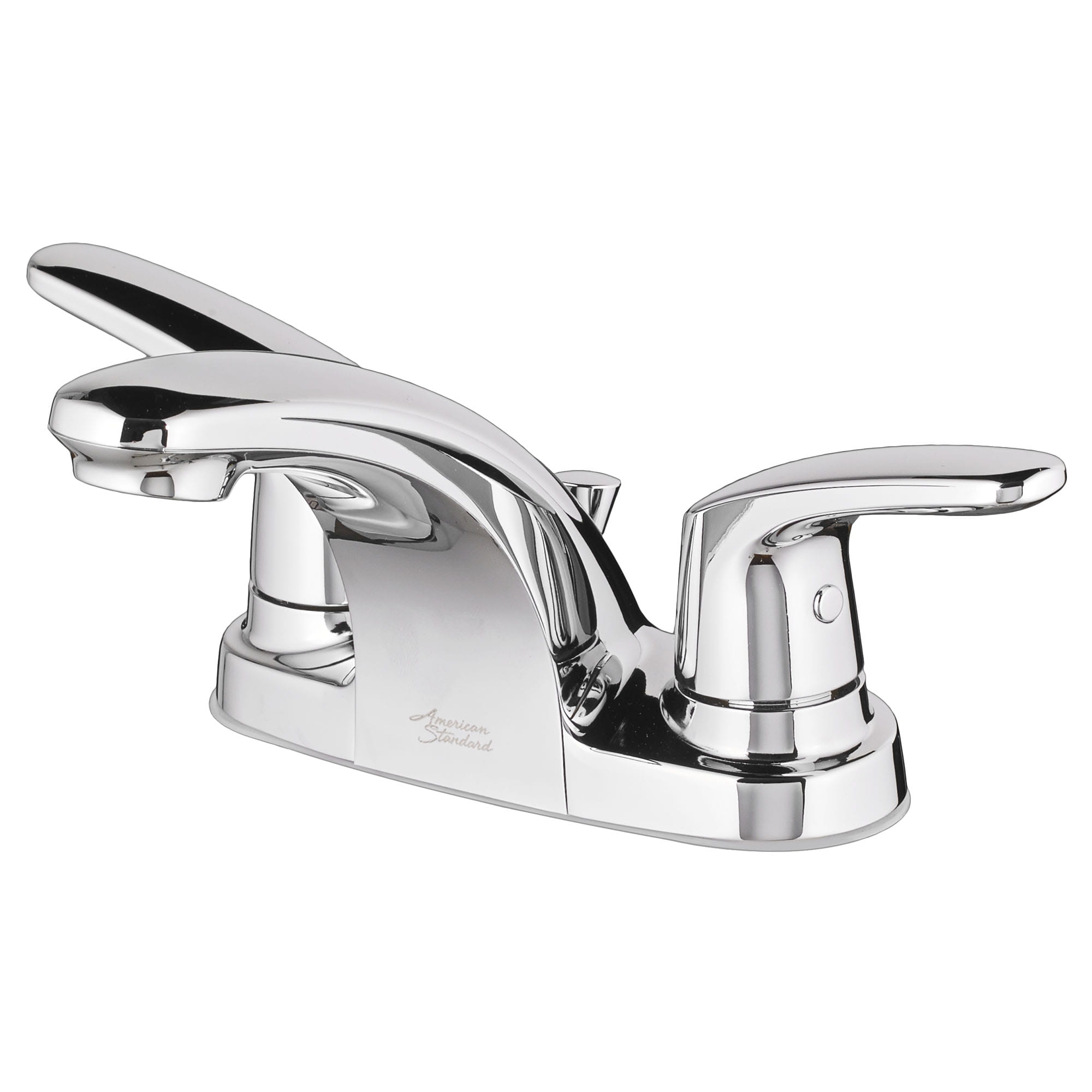 Colony PRO 4 Inch Centerset 2 Handle Bathroom Faucet 12 gpm 45 L min With Lever Handles CHROME